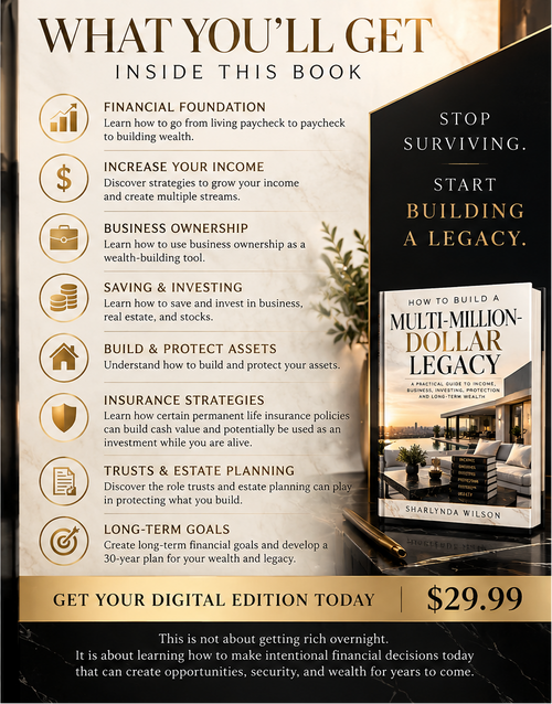 How to Build a Multi-Million-Dollar Legacy Detailed Blue Print w work sheets